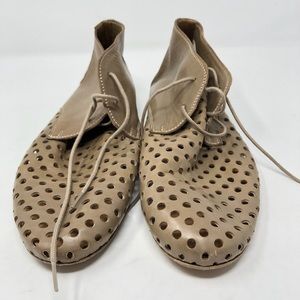 Viola Fonti Nappa Leather Tie Oxfords